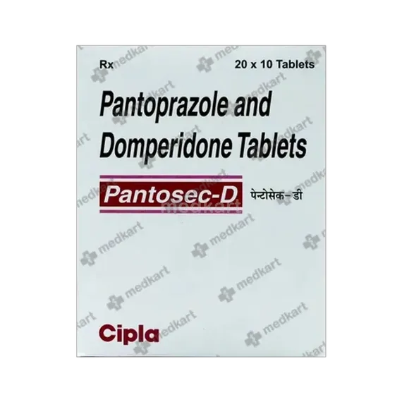 pantosec d tablet 10's